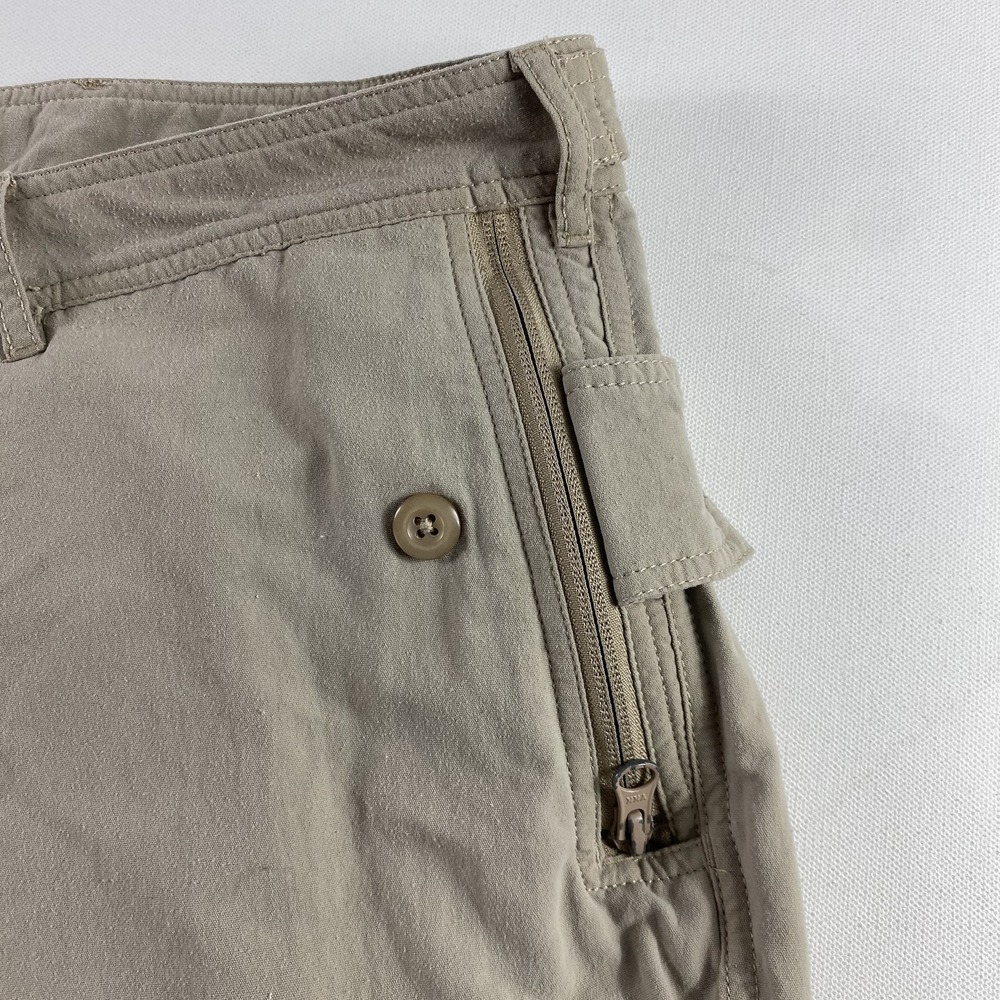 Clothing Arts Pants Mens 42x32 Khaki Nylon Cargo Hiking Pickpocket Proof Outdoor - Picture 13 of 16